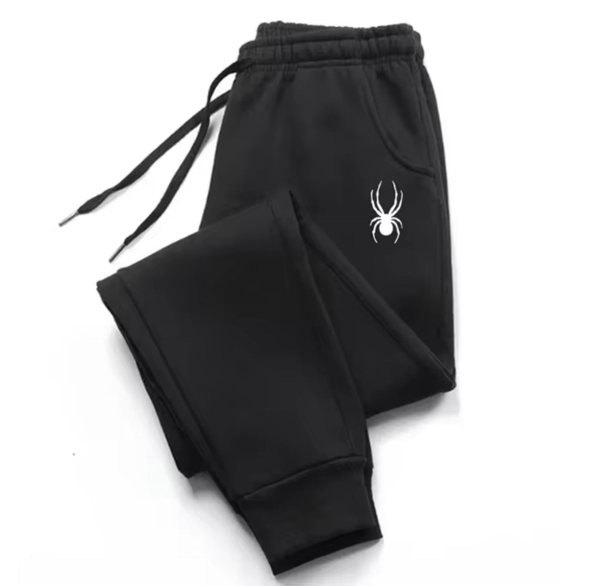 Black Spider Style Men's Streetwear Sweatpants