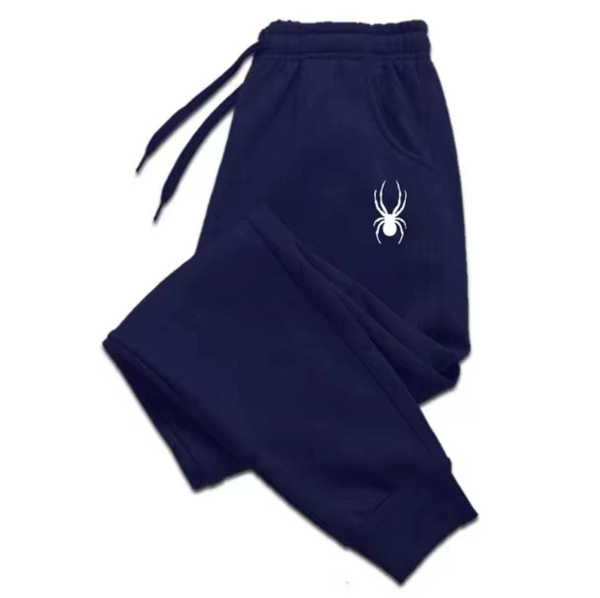 Blue Spider Style Men's Streetwear Sweatpants