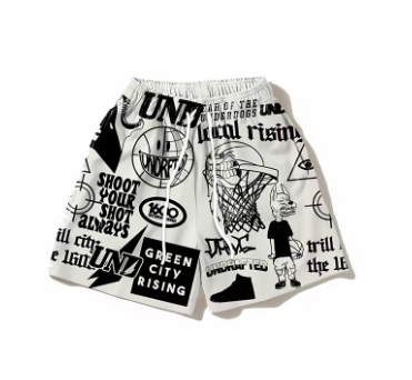 Graphic Gym Shorts